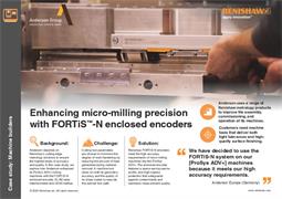 Enhancing micro-milling precision with FORTiS-N™ enclosed encoders